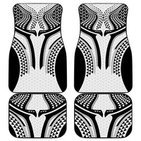 Hawaiian Kakau Art Tattoos Aquaman Style Car Mats White Version - Polynesian Pride