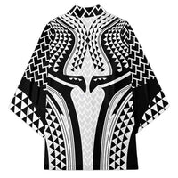Hawaiian Kakau Art Tattoos Aquaman Style Kimono White Version - Polynesian Pride