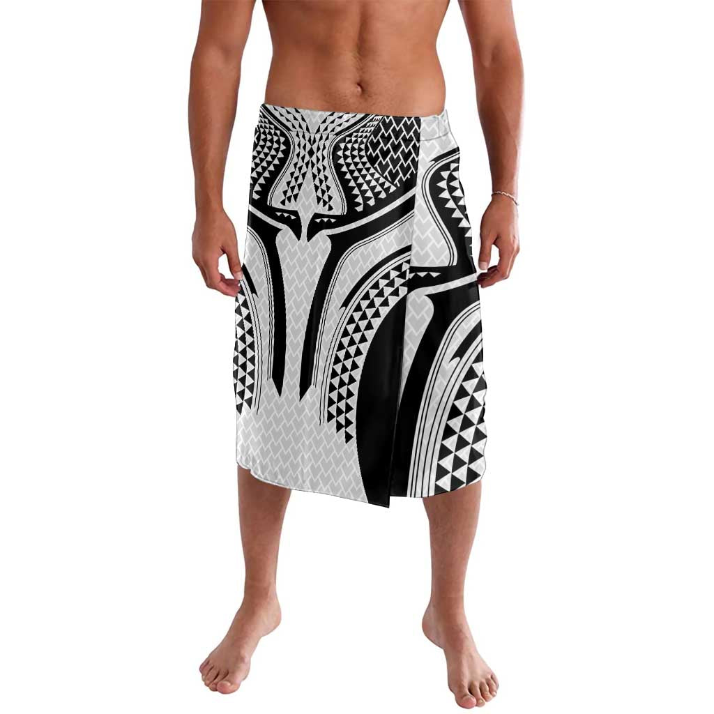 Hawaiian Kakau Art Tattoos Aquaman Style Lavalava White Version LT03 White - Polynesian Pride
