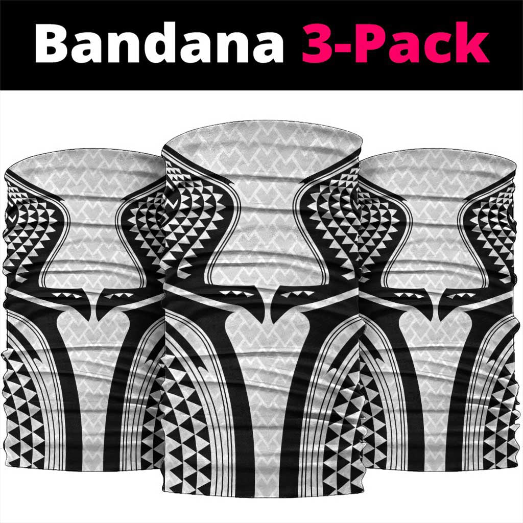 Hawaiian Kakau Art Tattoos Aquaman Style Neck Gaiter White Version - Polynesian Pride