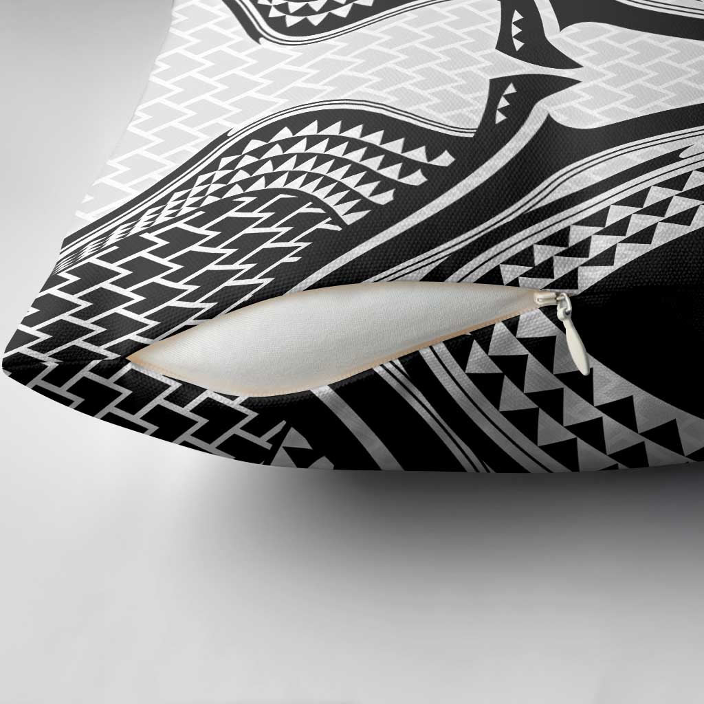 Hawaiian Kakau Art Tattoos Aquaman Style Pillow Cover White Version - Polynesian Pride