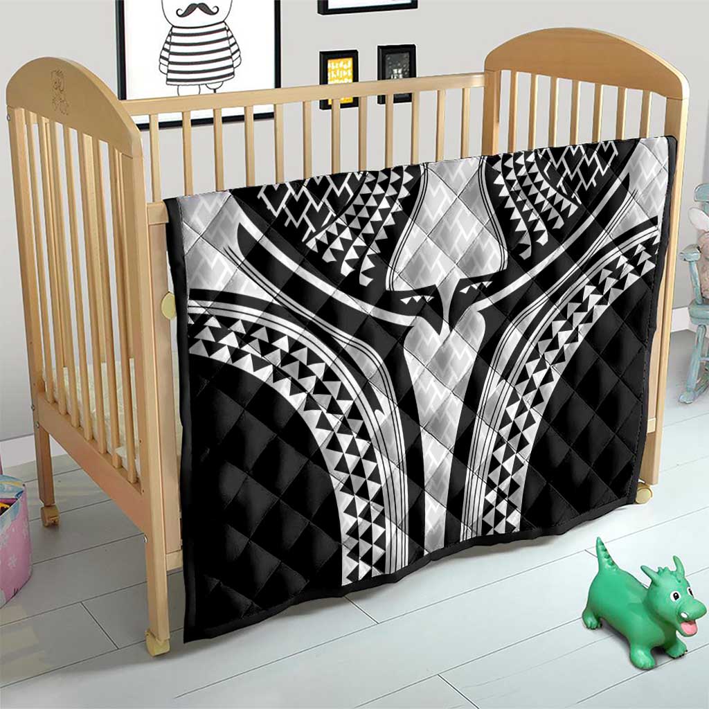 Hawaiian Kakau Art Tattoos Aquaman Style Quilt White Version - Polynesian Pride