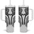 Hawaiian Kakau Art Tattoos Aquaman Style Tumbler With Handle White Version - Polynesian Pride