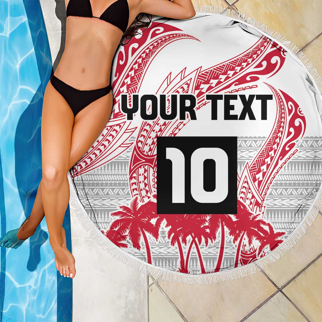 Cook Islands Marathon 2025-Pursuit in Paradise Beach Blanket Red Color