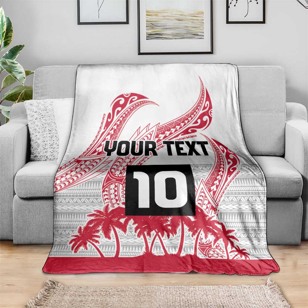 Cook Islands Marathon 2025-Pursuit in Paradise Blanket Red Color