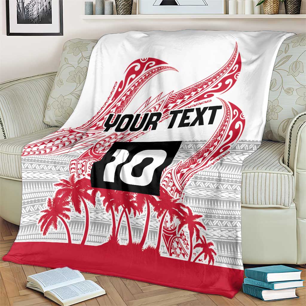 Cook Islands Marathon 2025-Pursuit in Paradise Blanket Red Color