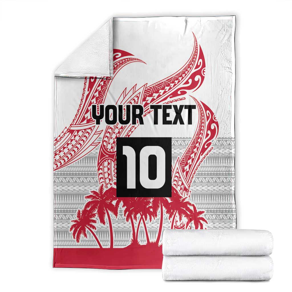 Cook Islands Marathon 2025-Pursuit in Paradise Blanket Red Color