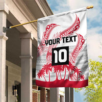 Cook Islands Marathon 2025-Pursuit in Paradise Garden Flag Red Color