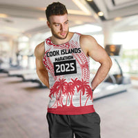 Cook Islands Marathon 2025-Pursuit in Paradise Men Tank Top Red Color