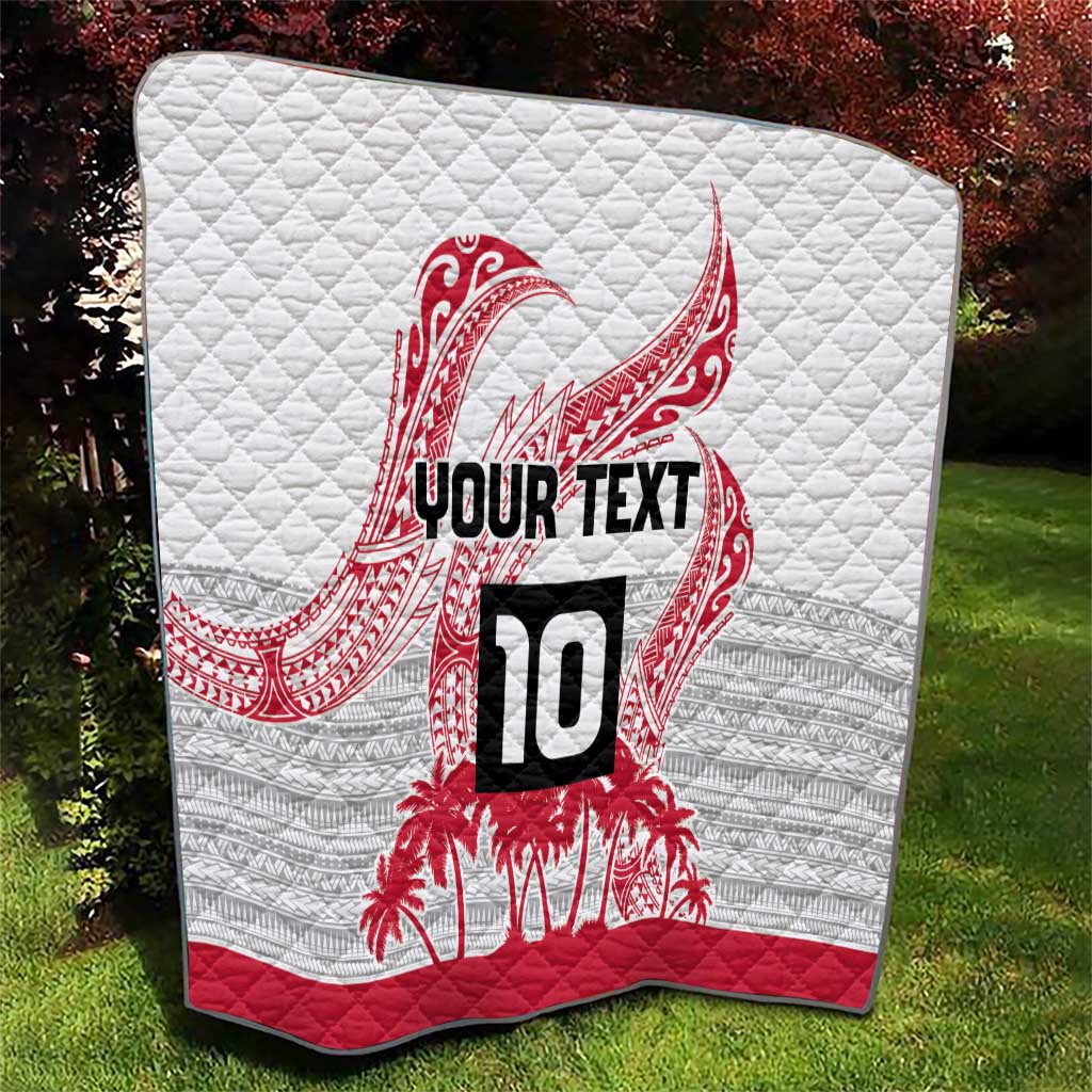 Cook Islands Marathon 2025-Pursuit in Paradise Quilt Red Color LT03 - Polynesian Pride