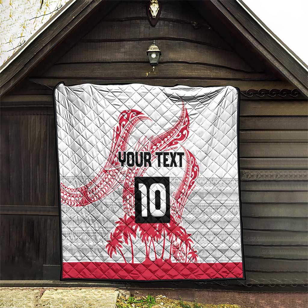 Cook Islands Marathon 2025-Pursuit in Paradise Quilt Red Color LT03 - Polynesian Pride