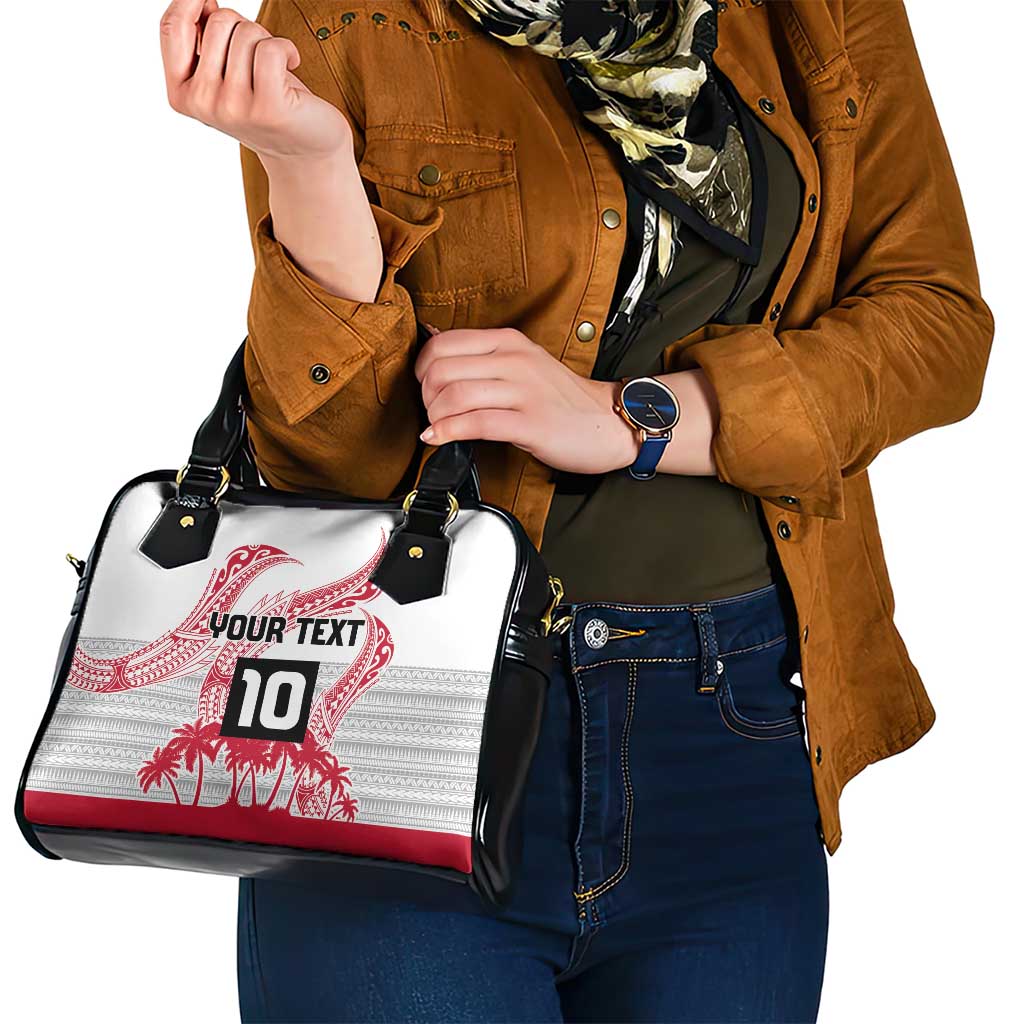 Cook Islands Marathon 2025-Pursuit in Paradise Shoulder Handbag Red Color