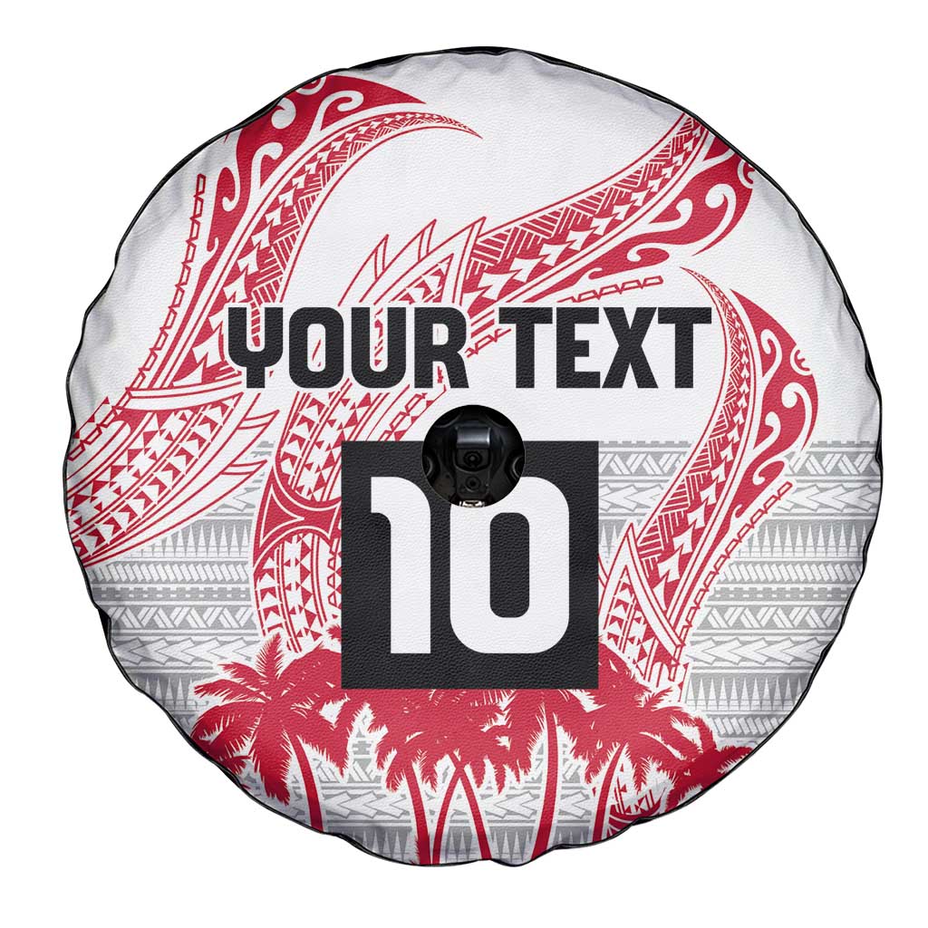 Cook Islands Marathon 2025-Pursuit in Paradise Spare Tire Cover Red Color