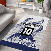 Cook Islands Marathon 2025-Pursuit in Paradise Area Rug Blue Color
