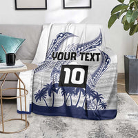 Cook Islands Marathon 2025-Pursuit in Paradise Blanket Blue Color