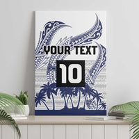 Cook Islands Marathon 2025-Pursuit in Paradise Canvas Wall Art Blue Color LT03 - Polynesian Pride