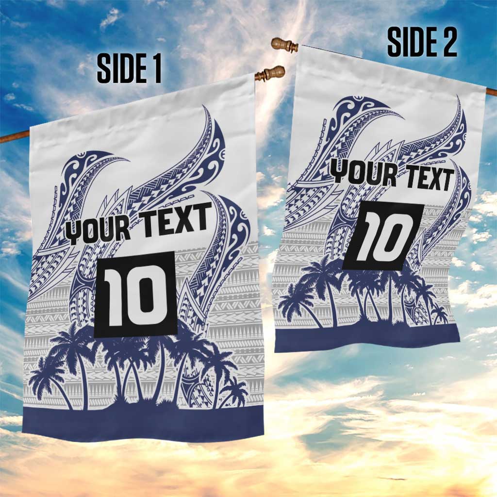 Cook Islands Marathon 2025-Pursuit in Paradise Garden Flag Blue Color