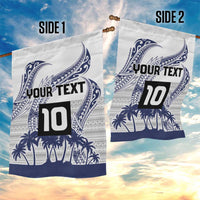 Cook Islands Marathon 2025-Pursuit in Paradise Garden Flag Blue Color