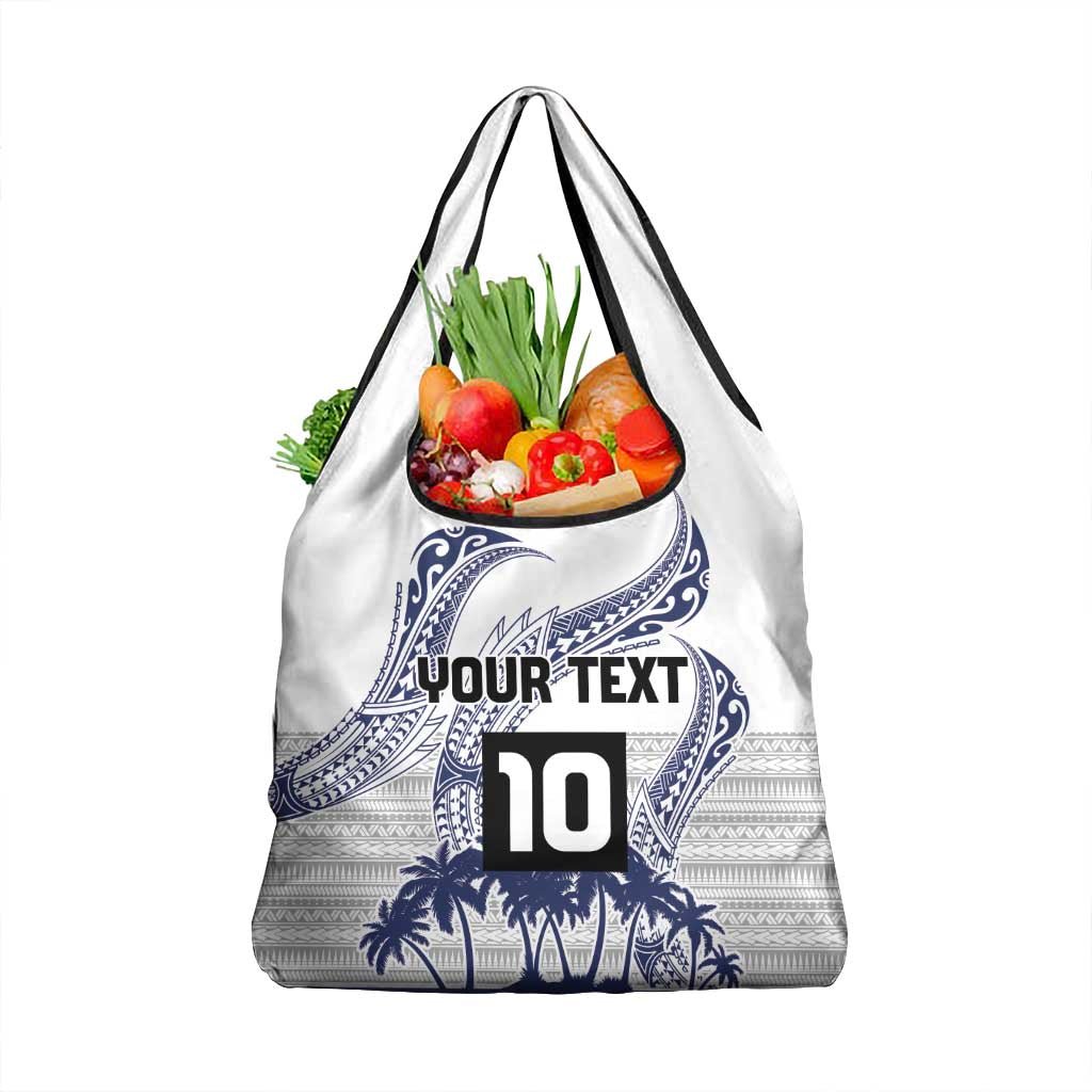 Cook Islands Marathon 2025-Pursuit in Paradise Grocery Bag Blue Color