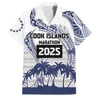 Cook Islands Marathon 2025-Pursuit in Paradise Hawaiian Shirt Blue Color