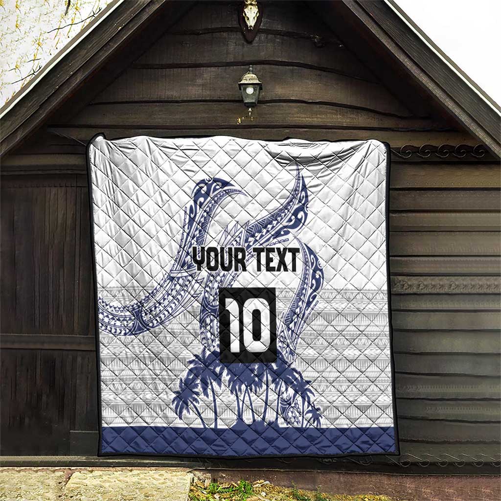 Cook Islands Marathon 2025-Pursuit in Paradise Quilt Blue Color