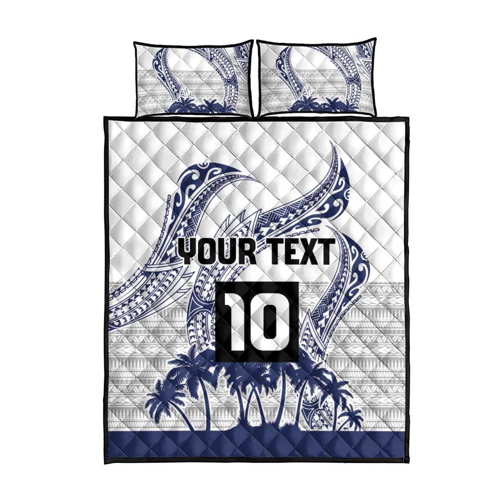 Cook Islands Marathon 2025-Pursuit in Paradise Quilt Bed Set Blue Color