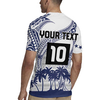 Cook Islands Marathon 2025-Pursuit in Paradise Rugby Jersey Blue Color