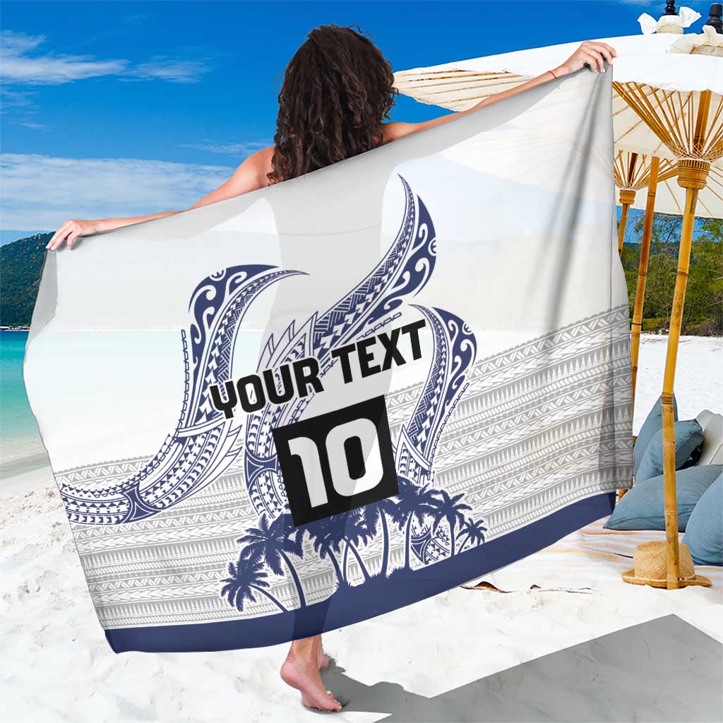Cook Islands Marathon 2025-Pursuit in Paradise Sarong Blue Color