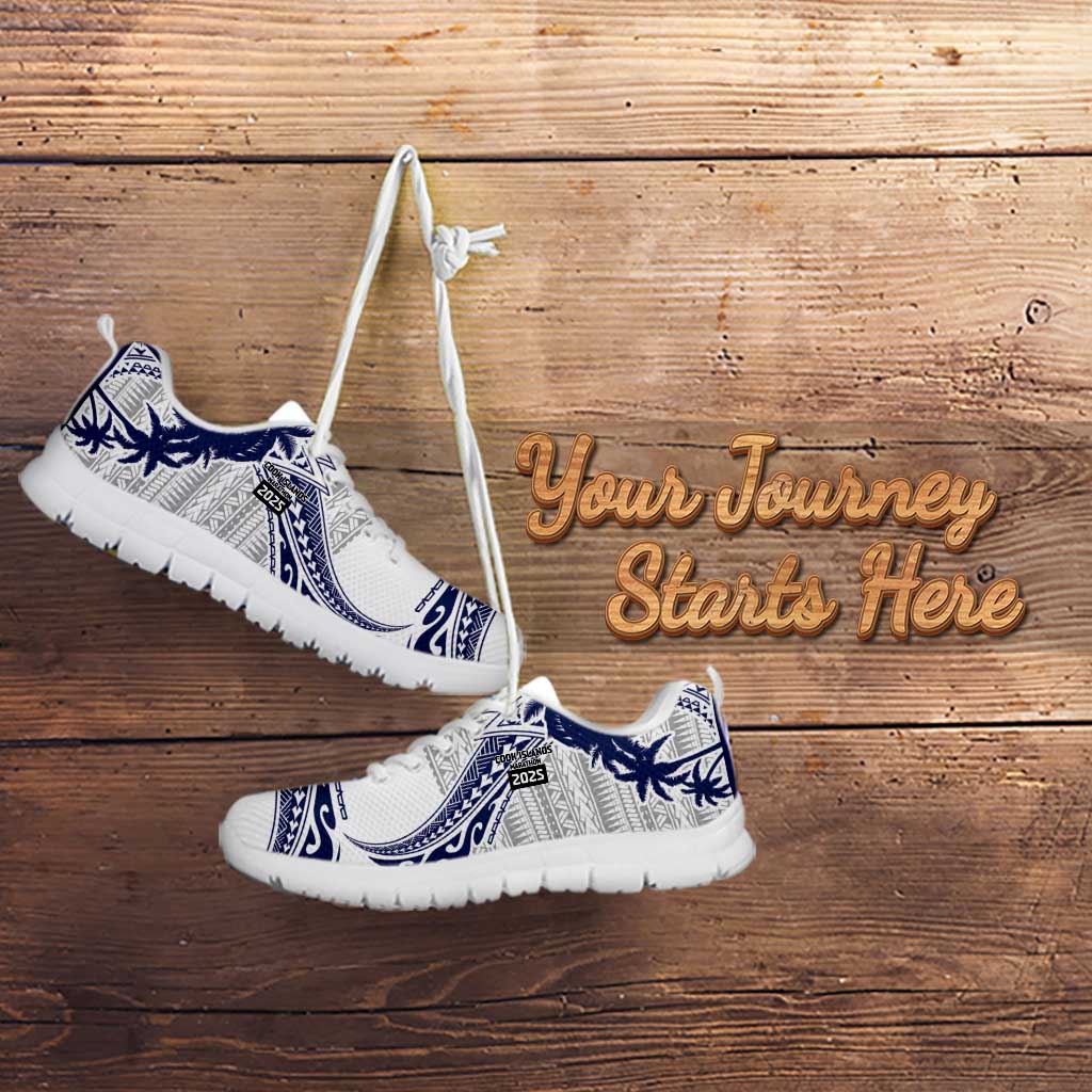 Cook Islands Marathon 2025-Pursuit in Paradise Sneakers Blue Color