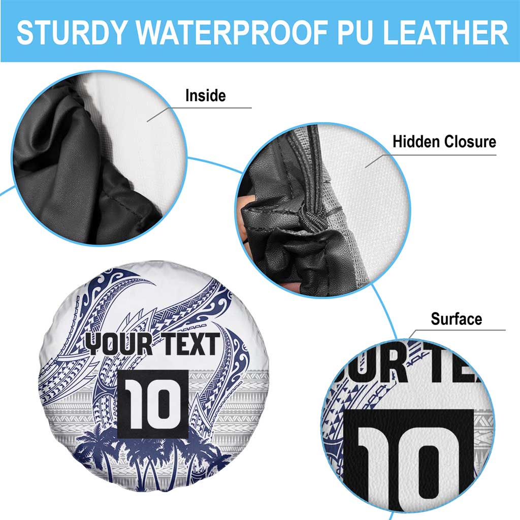 Cook Islands Marathon 2025-Pursuit in Paradise Spare Tire Cover Blue Color