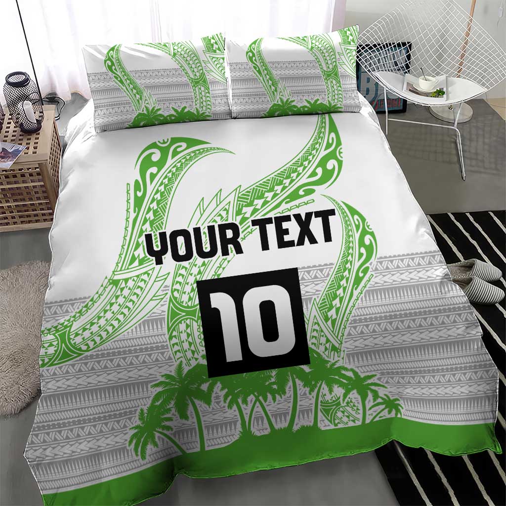 Cook Islands Marathon 2025-Pursuit in Paradise Bedding Set Green Color