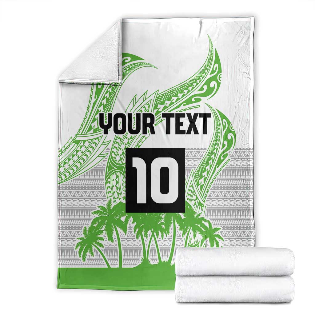 Cook Islands Marathon 2025-Pursuit in Paradise Blanket Green Color