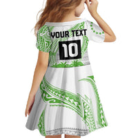 Cook Islands Marathon 2025-Pursuit in Paradise Family Matching Tank Maxi Dress and Hawaiian Shirt Green Color