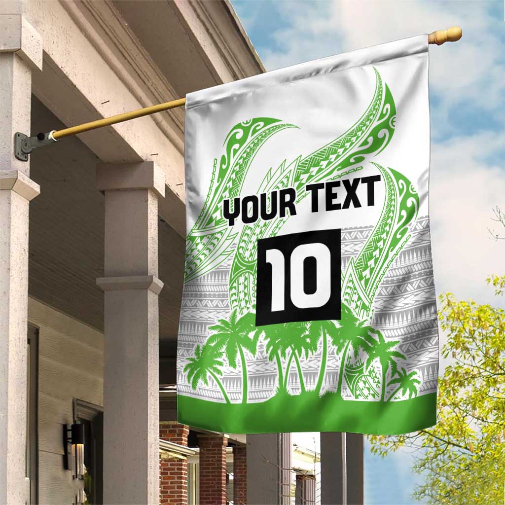 Cook Islands Marathon 2025-Pursuit in Paradise Garden Flag Green Color