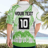 Cook Islands Marathon 2025-Pursuit in Paradise Hawaiian Shirt Green Color
