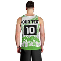 Cook Islands Marathon 2025-Pursuit in Paradise Men Tank Top Green Color