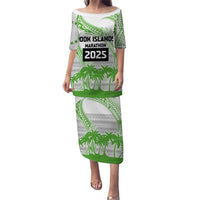 Cook Islands Marathon 2025-Pursuit in Paradise Puletasi Green Color