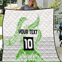 Cook Islands Marathon 2025-Pursuit in Paradise Quilt Green Color LT03 Green - Polynesian Pride