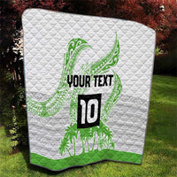Cook Islands Marathon 2025-Pursuit in Paradise Quilt Green Color LT03 - Polynesian Pride