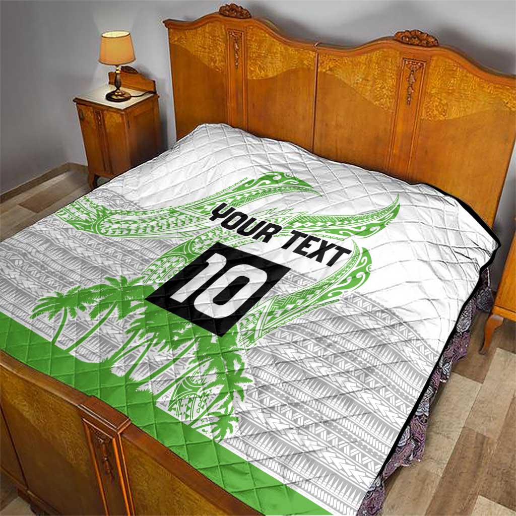 Cook Islands Marathon 2025-Pursuit in Paradise Quilt Green Color LT03 - Polynesian Pride