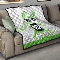 Cook Islands Marathon 2025-Pursuit in Paradise Quilt Green Color LT03 - Polynesian Pride