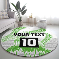 Cook Islands Marathon 2025-Pursuit in Paradise Round Carpet Green Color LT03 - Polynesian Pride