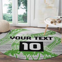 Cook Islands Marathon 2025-Pursuit in Paradise Round Carpet Green Color LT03 - Polynesian Pride