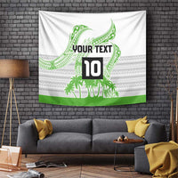 Cook Islands Marathon 2025-Pursuit in Paradise Tapestry Green Color LT03 Green - Polynesian Pride