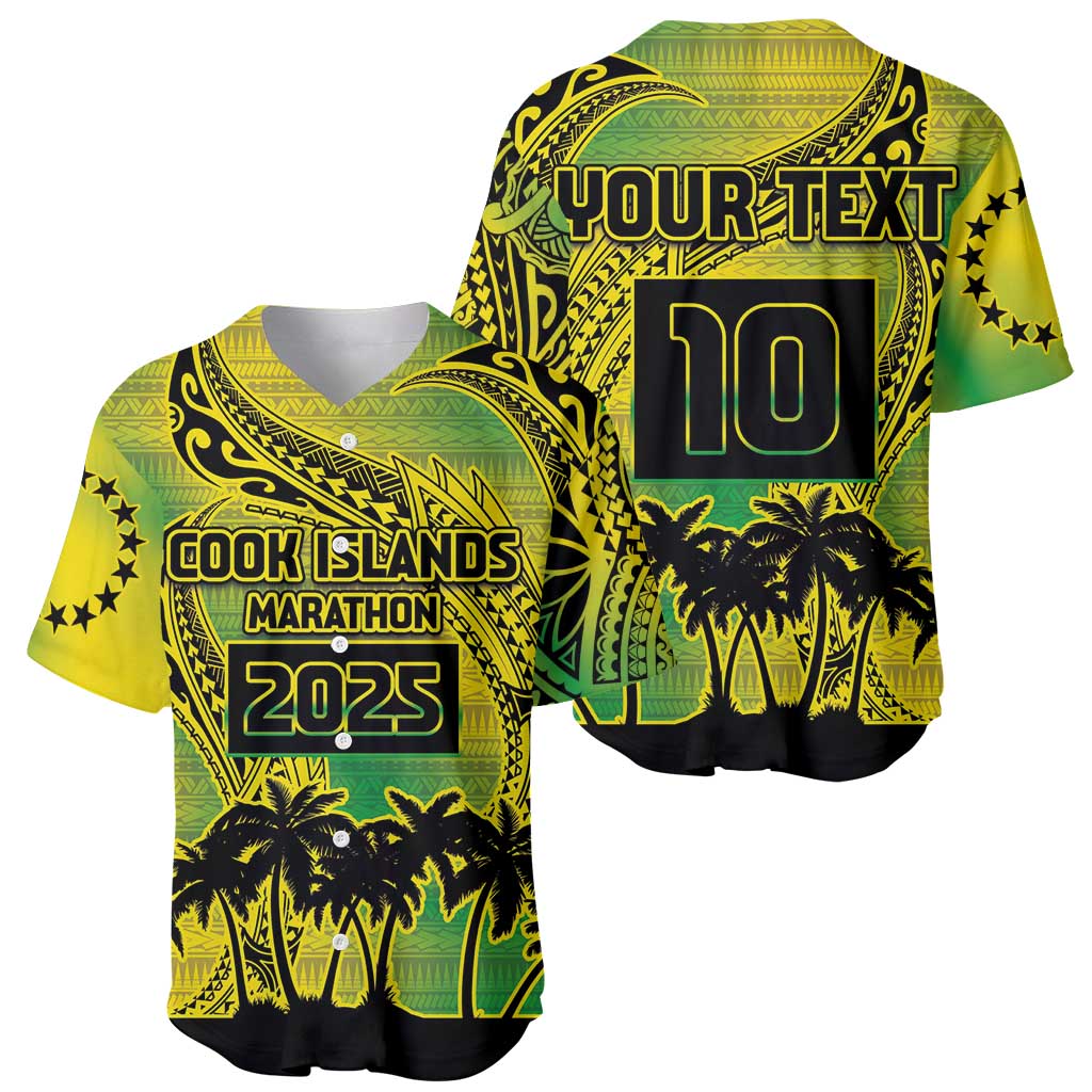 Cook Islands Marathon 2025-Pursuit in Paradise Baseball Jersey Special Edition LT03 - Polynesian Pride