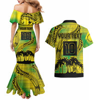 Cook Islands Marathon 2025-Pursuit in Paradise Couples Matching Mermaid Dress and Hawaiian Shirt Special Edition