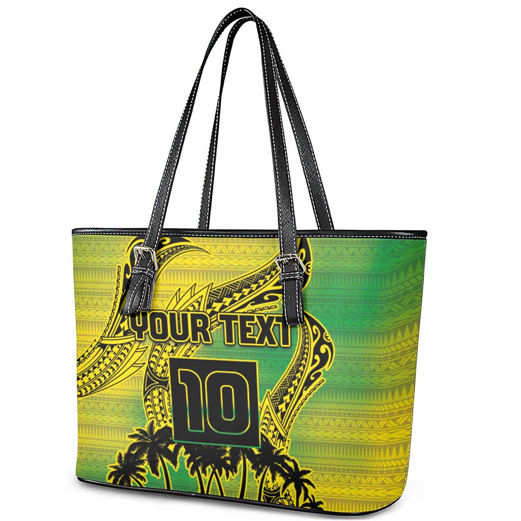 Cook Islands Marathon 2025-Pursuit in Paradise Leather Tote Bag Special Edition