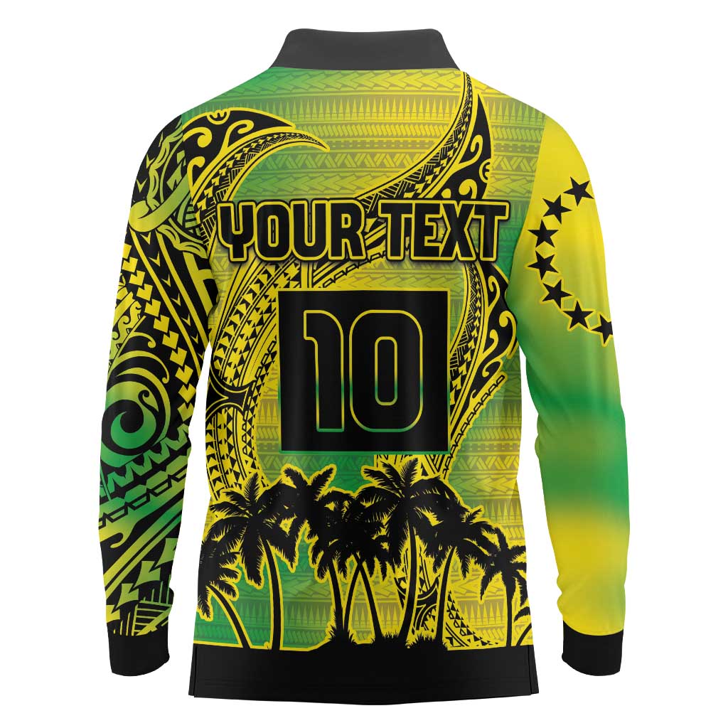 Cook Islands Marathon 2025-Pursuit in Paradise Long Sleeve Polo Shirt Special Edition LT03 - Polynesian Pride