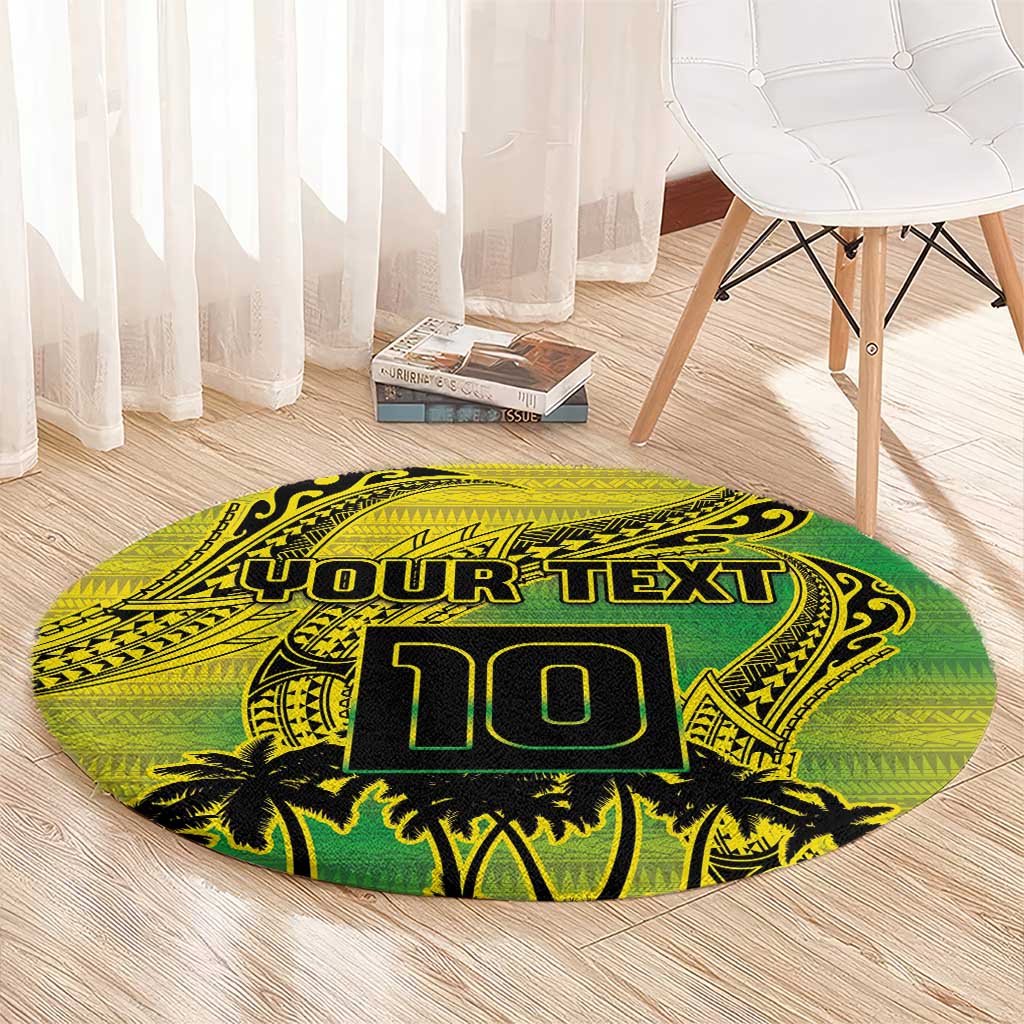 Cook Islands Marathon 2025-Pursuit in Paradise Round Carpet Special Edition LT03 - Polynesian Pride