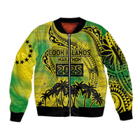 Cook Islands Marathon 2025-Pursuit in Paradise Sleeve Zip Bomber Jacket Special Edition
